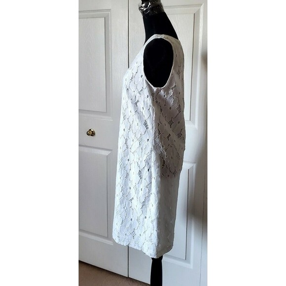 Street One Womens Lace Overlay Sheath Dress Cocktail Party  Size EUR 38 US M EUC - Picture 2 of 4